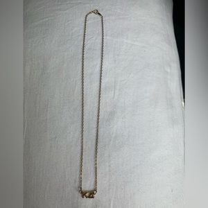 Kappa Delta Tiny letters necklace. Gold Filled.